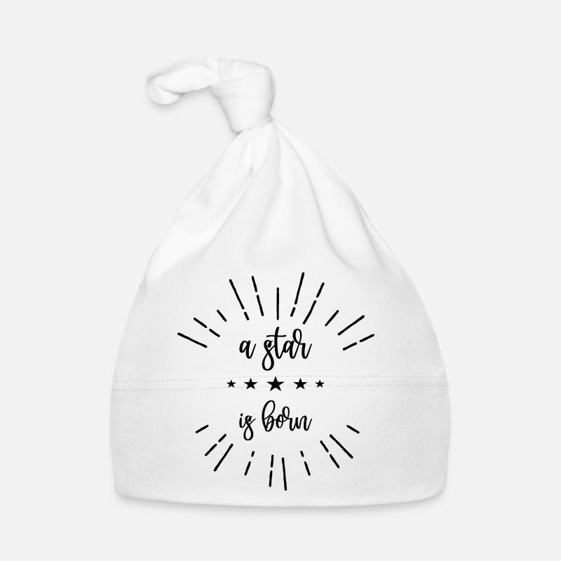 a star is born (versch. colours) Organic Baby Cap