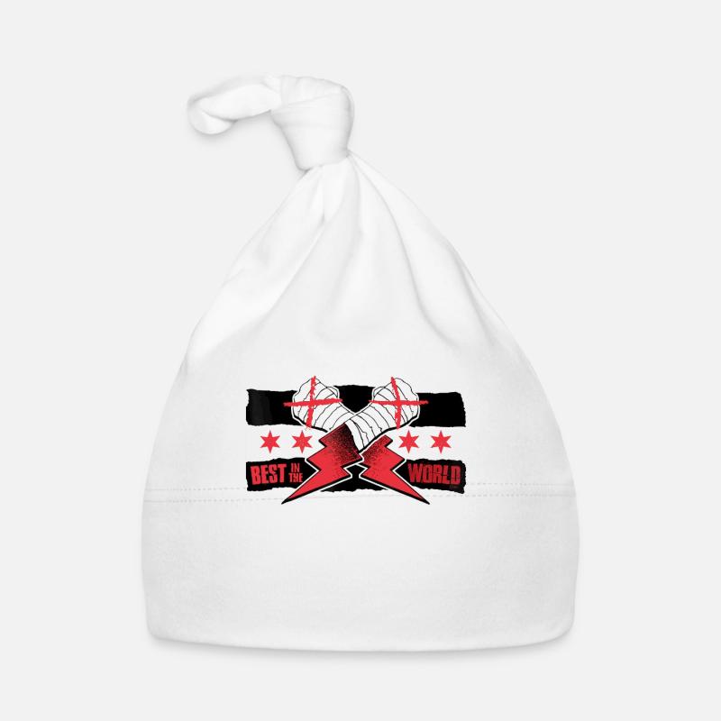 aew cm punk Bonnet bio Bébé