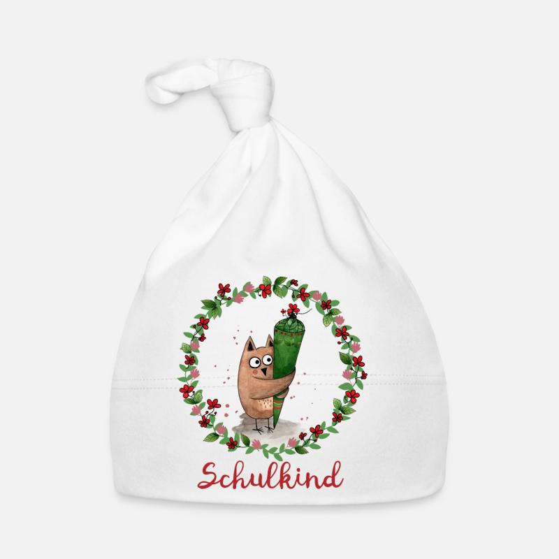 Hibou écolier Bonnet bio Bébé