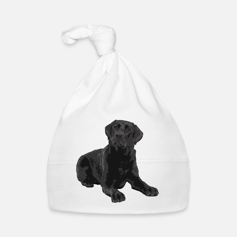 Labrador noir Bonnet bio Bébé