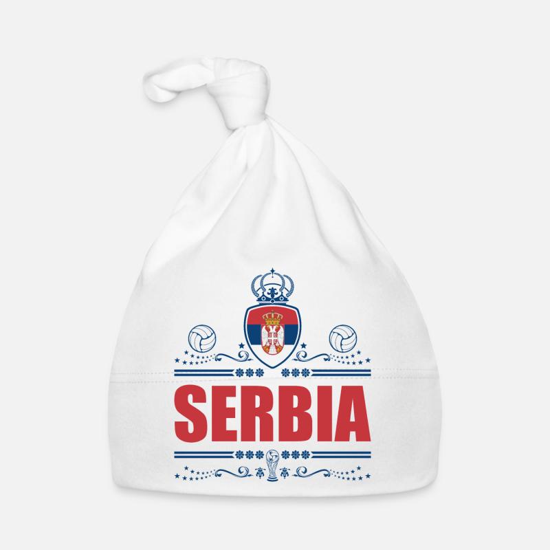 SERBIEN Baby Bio-Mütze