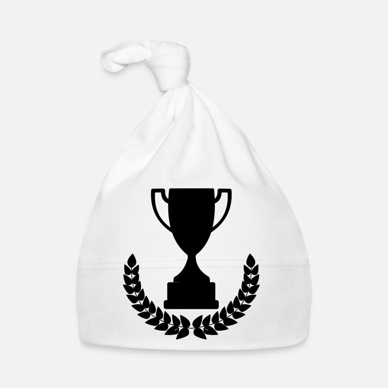Cup sports cup laurel wreath Organic Baby Cap