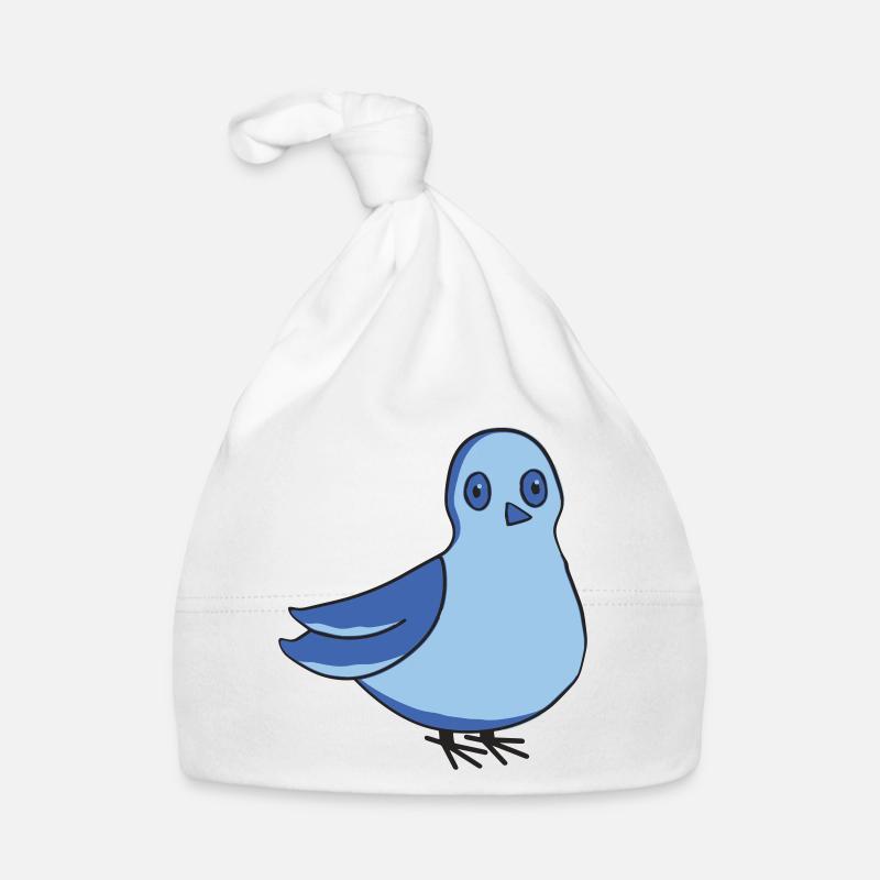 Taube Baby Bio-Mütze