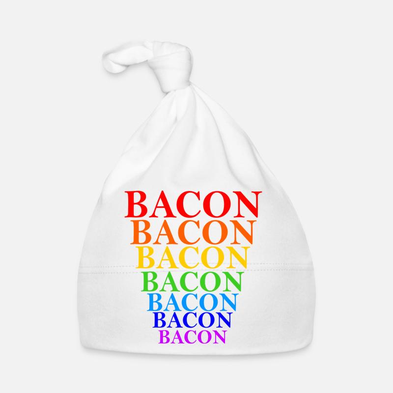 Regenbogen Bacon Stapel Design Baby Bio-Mütze