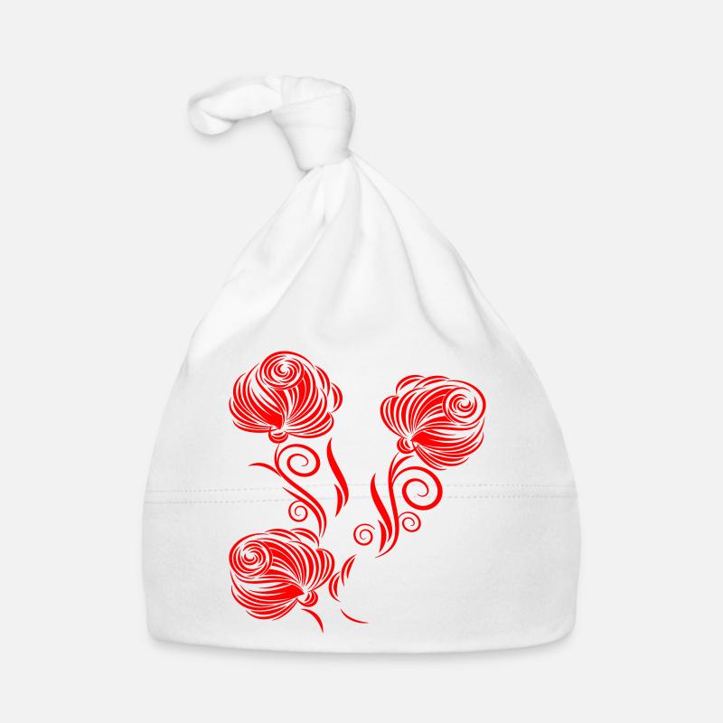 Roses, fleurs, jardin Bonnet bio Bébé