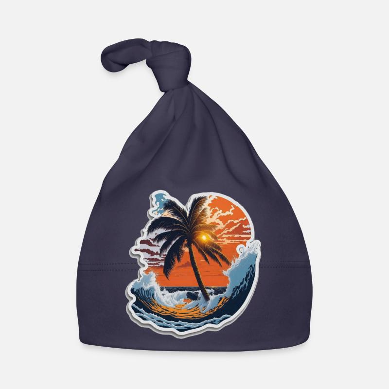 Coucher de soleil Bonnet bio Bébé