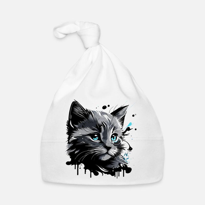 süsses Kätzchen, Katze Baby Bio-Mütze
