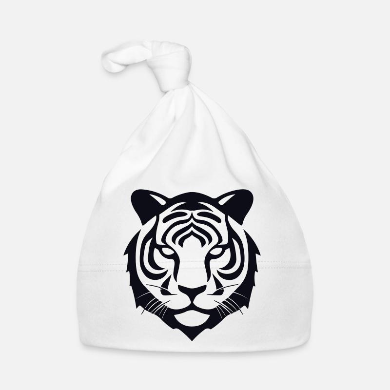 Felin Jungle Tiger Head Organic Baby Cap