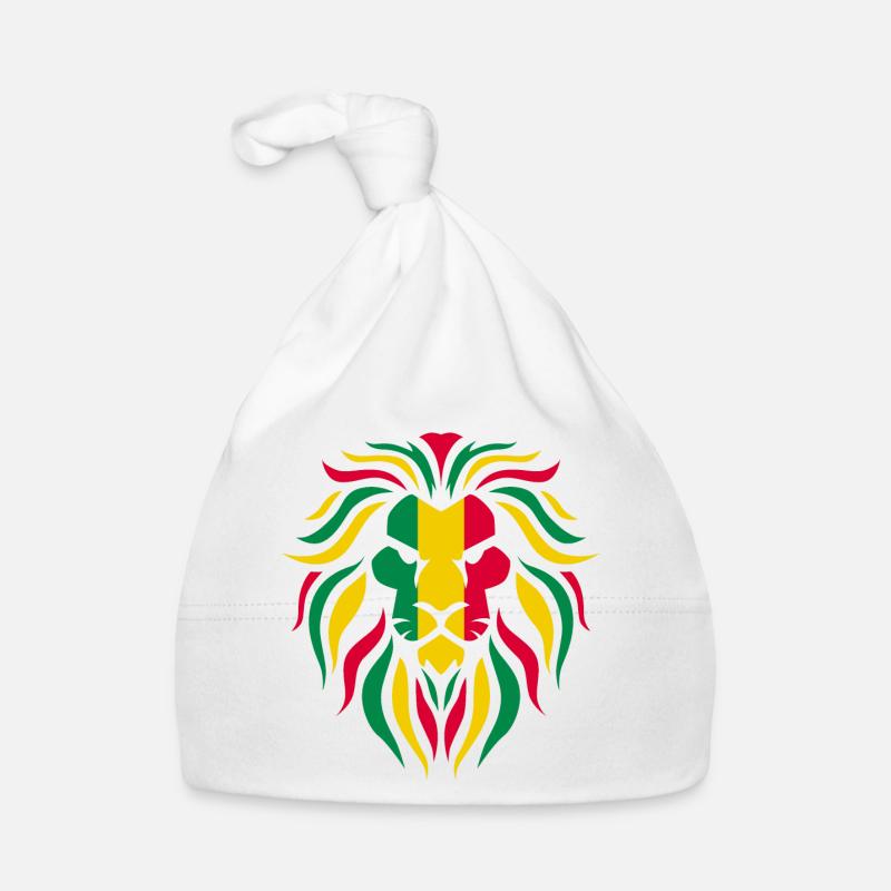 Reggae Rasta Löwe Baby Bio-Mütze