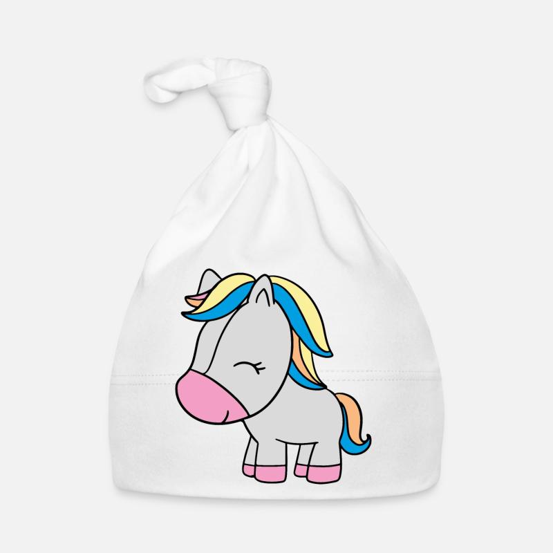 kleines Einhorn Baby Bio-Mütze
