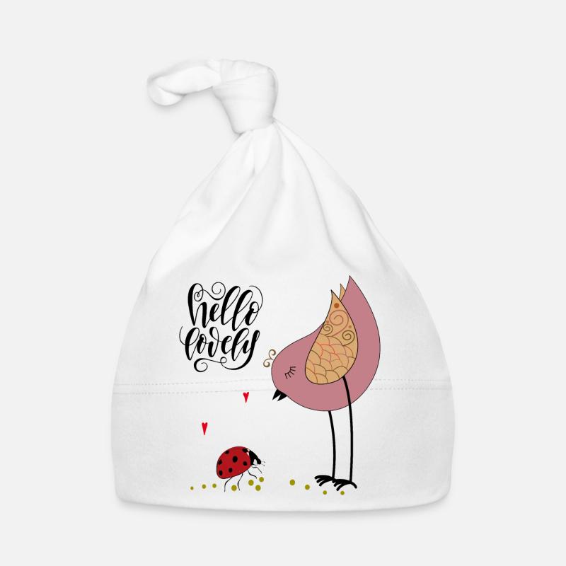 Bonjour Belle Saint-Valentin Bonnet bio Bébé