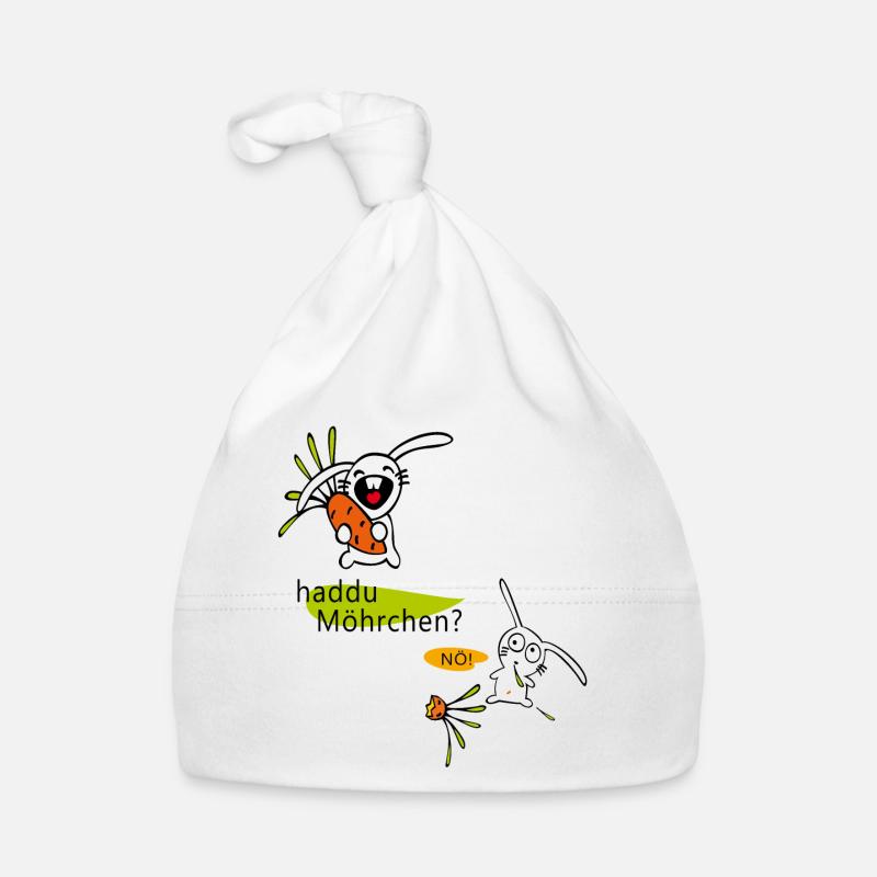 haddu Möhrchen? Ostern Baby Bio-Mütze