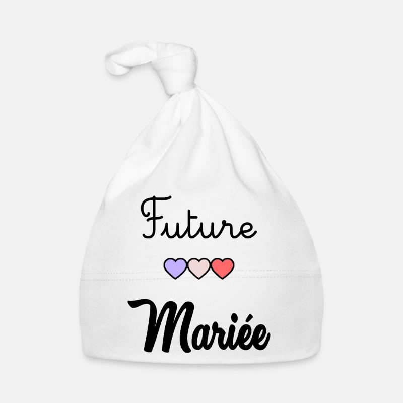 FUTURE MARIEE. EVJF Bonnet bio Bébé