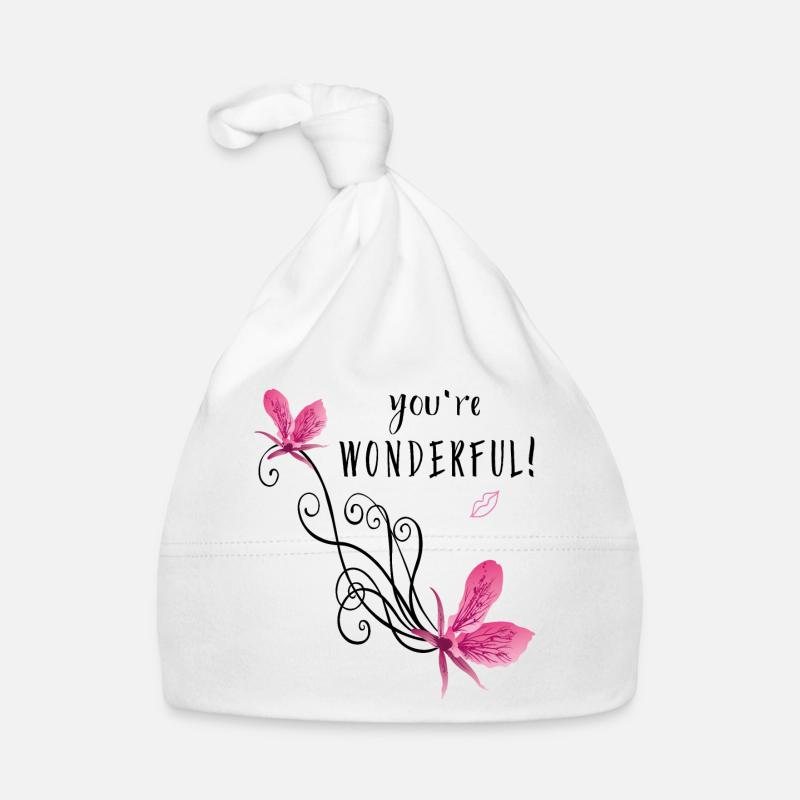 Vous êtes merveilleux Bonnet bio Bébé