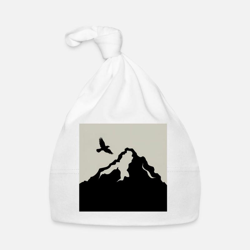 Mountain Bird flying Outdoors sky Hiking Forest Organic Baby Cap