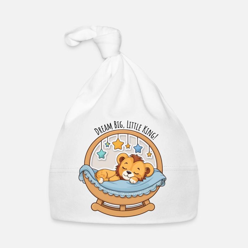 Lion dans le mobile stellaire Bonnet bio Bébé