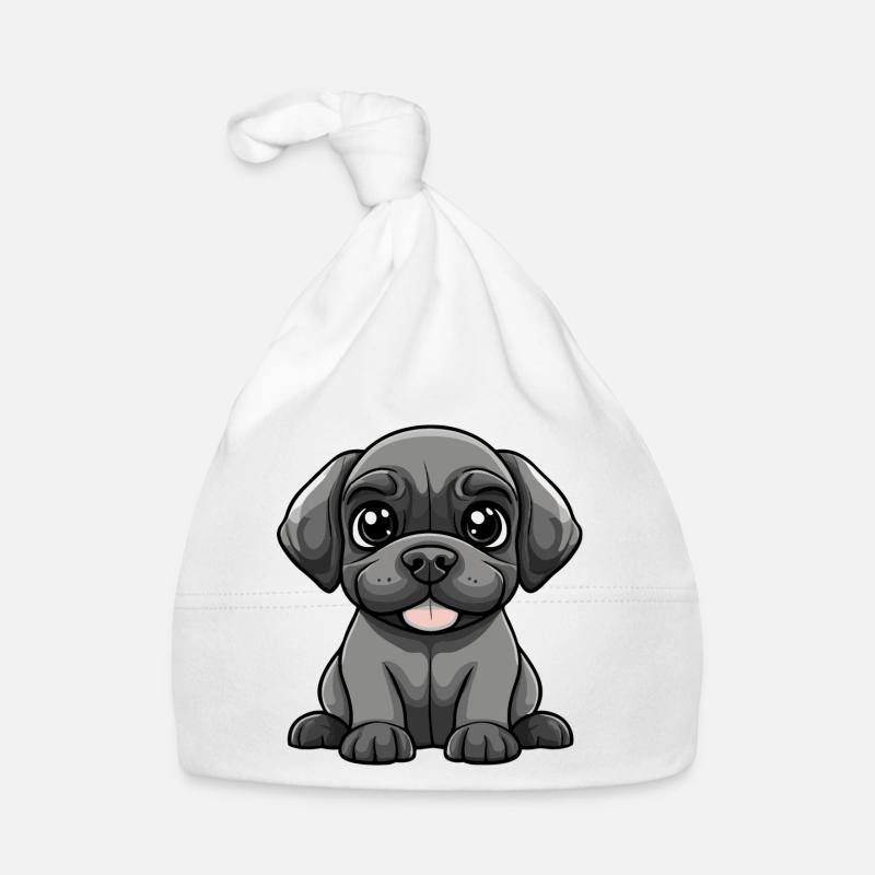 Mastiff Hund Comic Niedlich Baby Bio-Mütze
