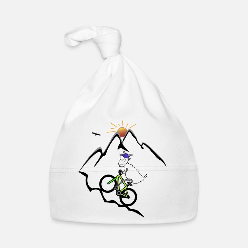 Mountainbike Ziege Baby Bio-Mütze