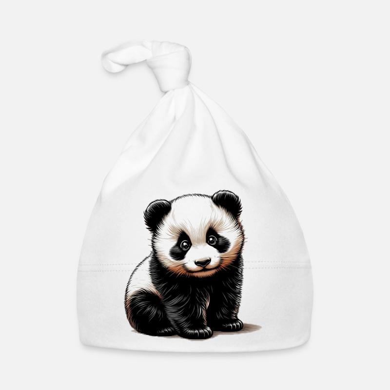 Panda Organic Baby Cap
