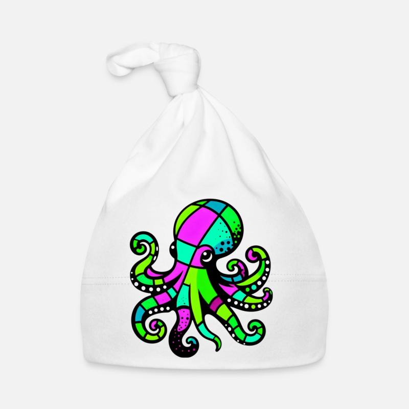 Octopus Organic Baby Cap