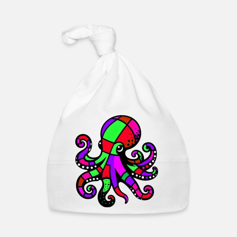 Octopus Organic Baby Cap