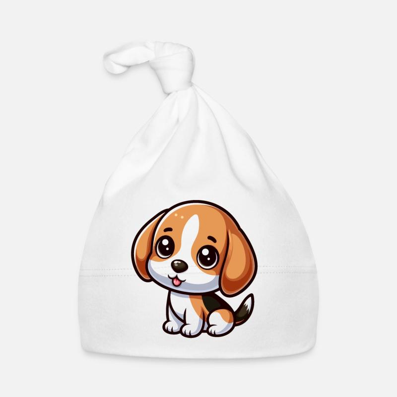 Chibi Beagle Chien Bonnet bio Bébé