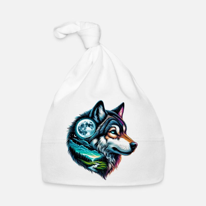 Wolf Baby Bio-Mütze