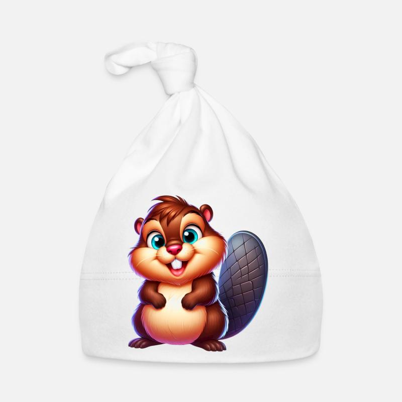 Castor Bonnet bio Bébé