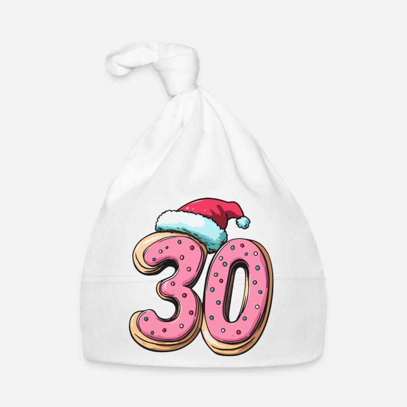 Biscuit de Noël à 30 chiffres Bonnet bio Bébé