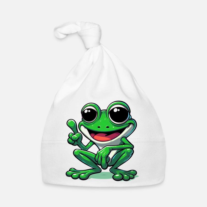 Frog Organic Baby Cap