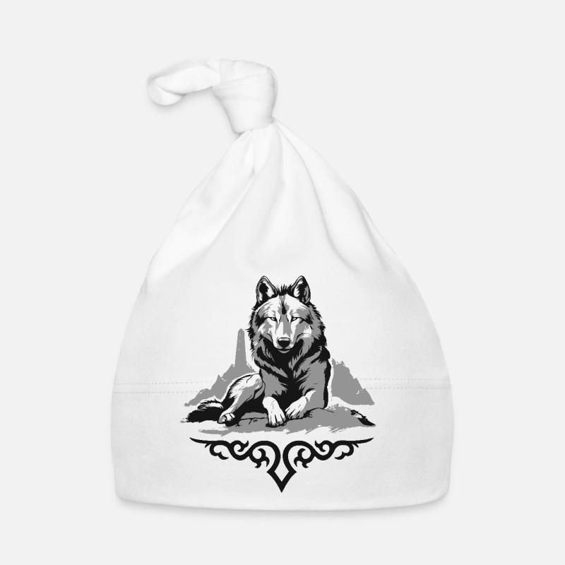 Loup du Caucase Bonnet bio Bébé