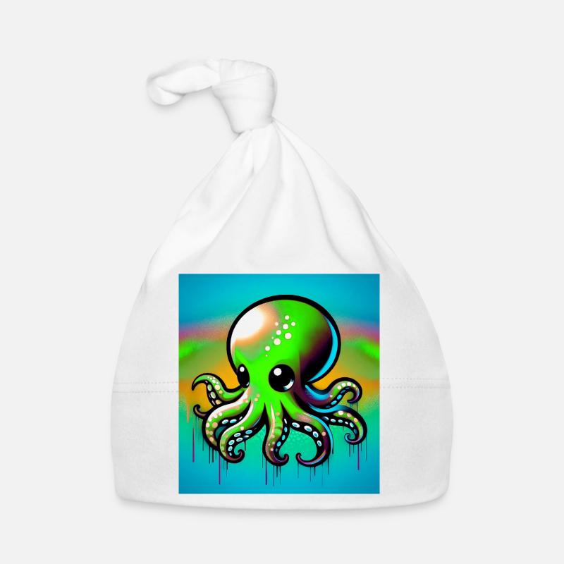 Octopus Organic Baby Cap