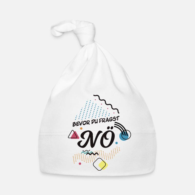 Avant de demander : NON - non contre ça Bonnet bio Bébé
