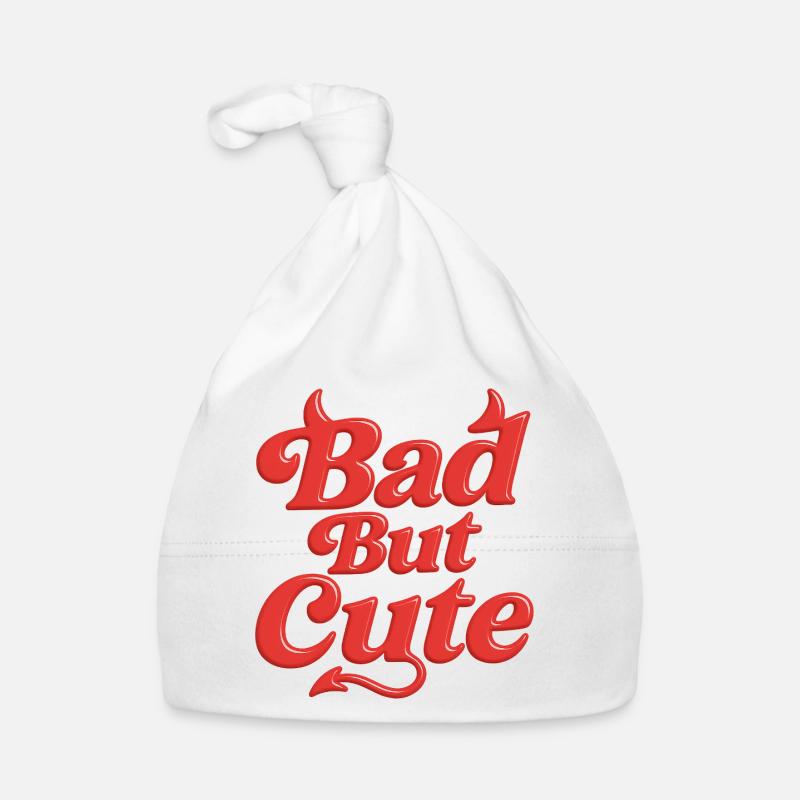 bad but cute / y2k statement design Baby Bio-Mütze