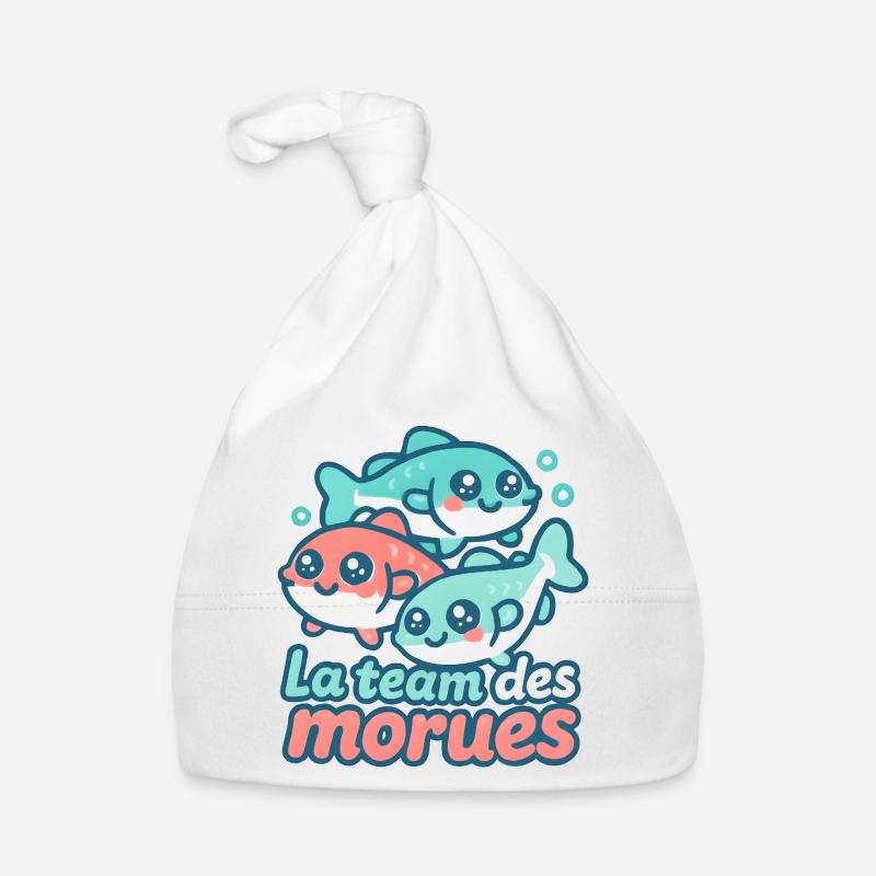 The kawaii cod team Organic Baby Cap