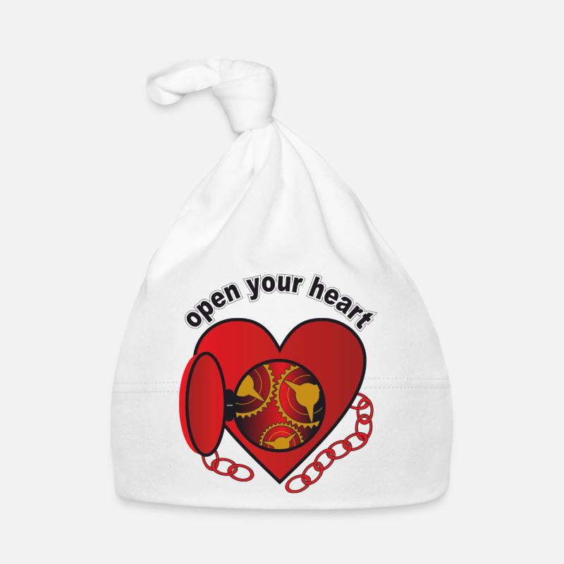 open_your_heart Bonnet bio Bébé
