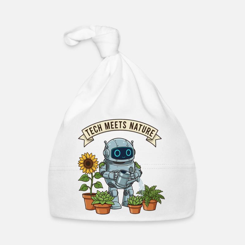 Tech meets nature robot gardener Organic Baby Cap
