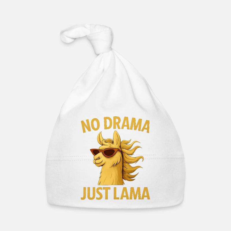 Pas de drame, juste un lama Bonnet bio Bébé