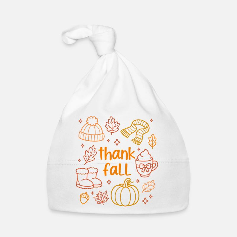 Thank Fall Organic Baby Cap