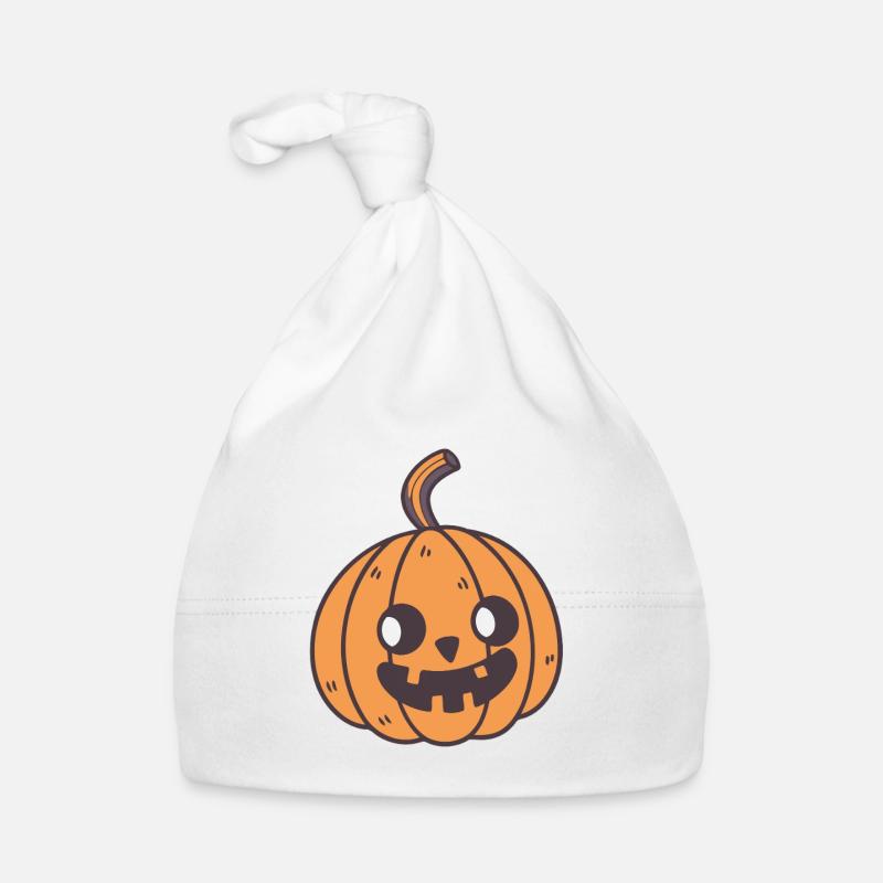 Pumpkin Halloween Cute Fun Organic Baby Cap