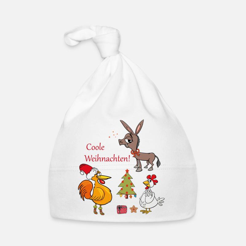Coole Weihnachten  Baby Bio-Mütze