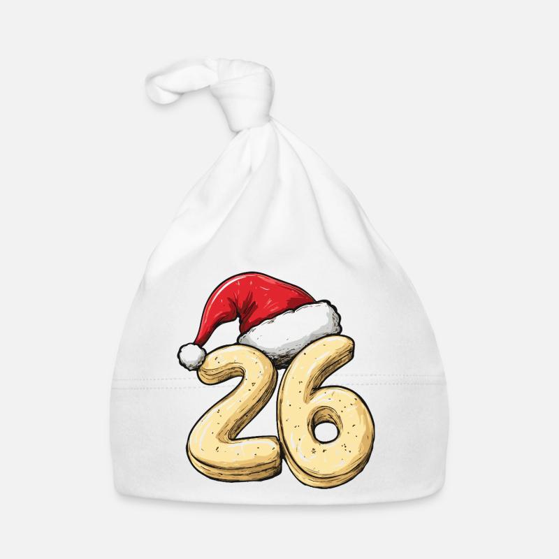 Biscuit de Noël à 26 chiffres Bonnet bio Bébé
