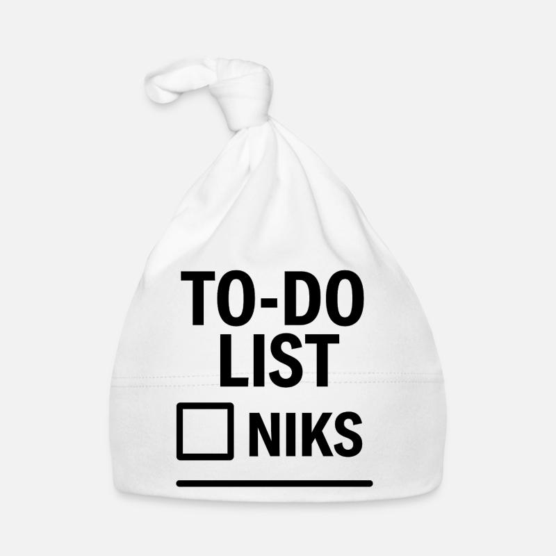 To-do-Liste nichts Baby Bio-Mütze