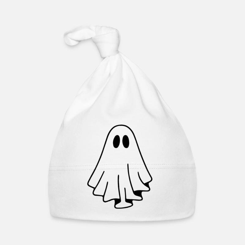 Hushed Ghost in Draped Cloak Organic Baby Cap