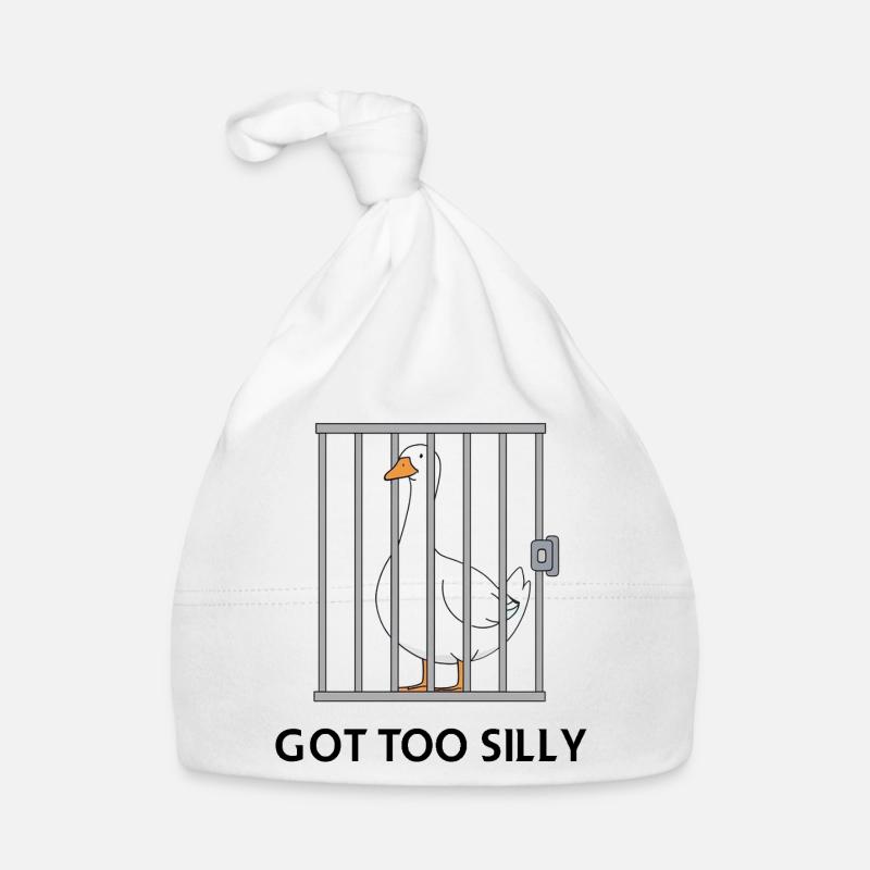 Goose – Wurde zu albern Baby Bio-Mütze