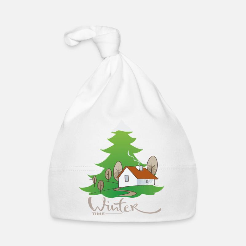 Wintertime Organic Baby Cap