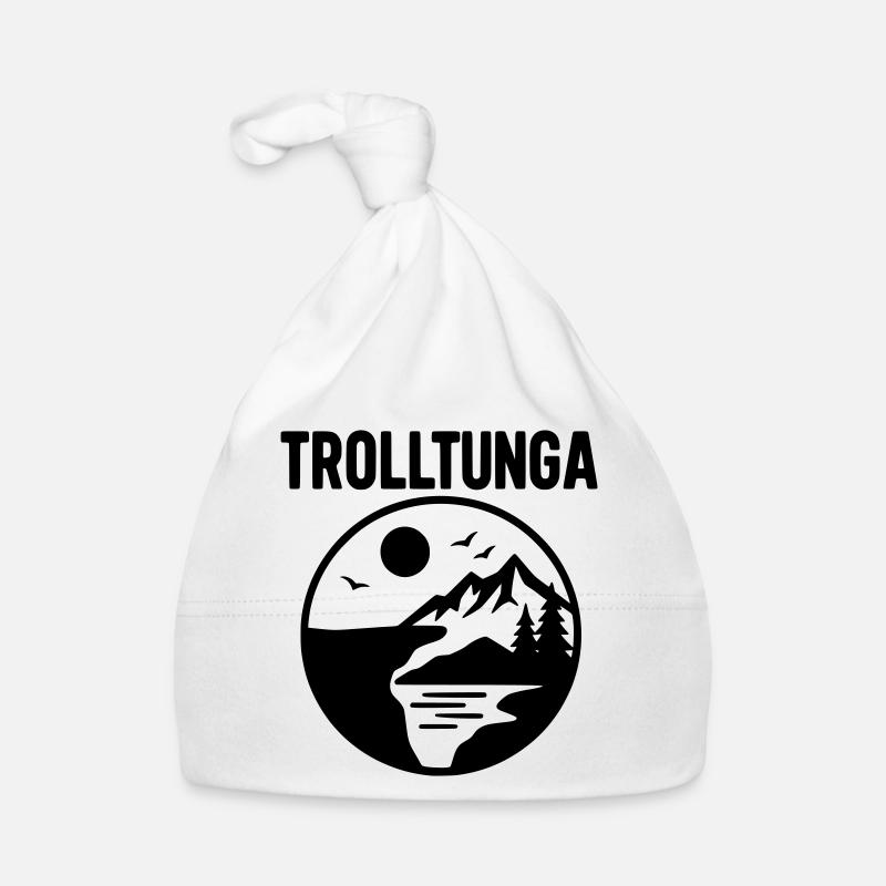 trolltunga silhouette Baby Bio-Mütze