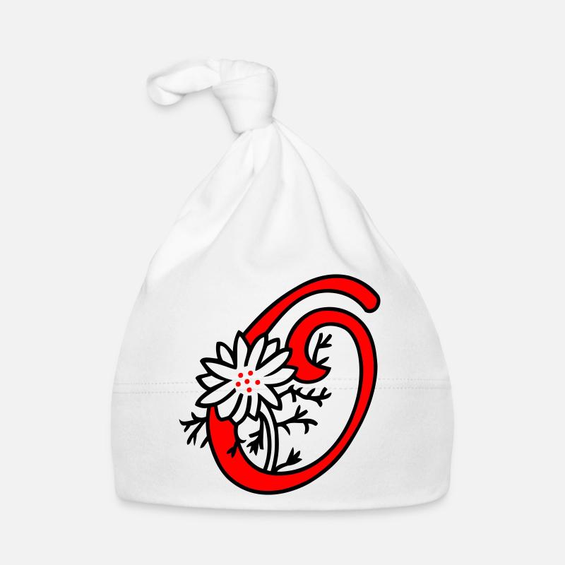 Lettre O Initiale Bonnet bio Bébé