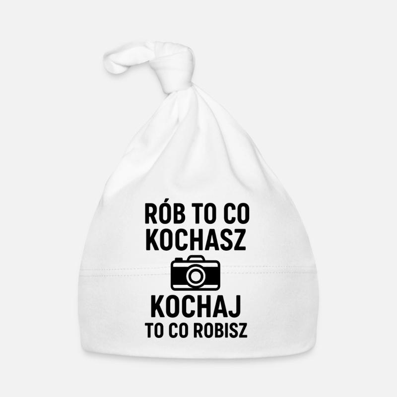 Fais ce que tu aimes, aime ce que tu fais Bonnet bio Bébé