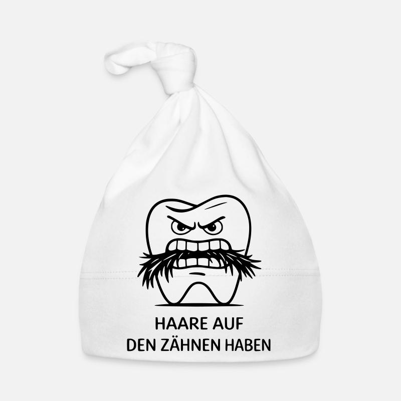 Les poils sur les dents ont une expression Bonnet bio Bébé